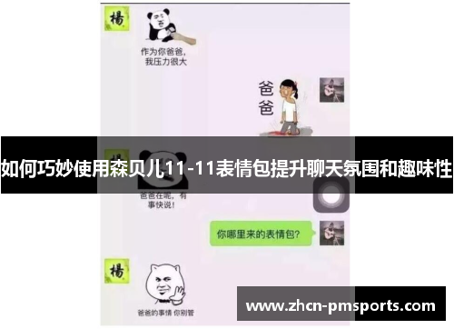 如何巧妙使用森贝儿11-11表情包提升聊天氛围和趣味性
